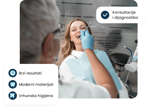 rad sa pacijentkinjom u ordinaciji